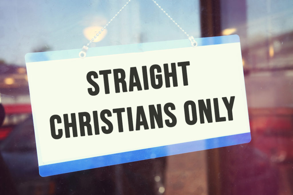 Straight Christians Only