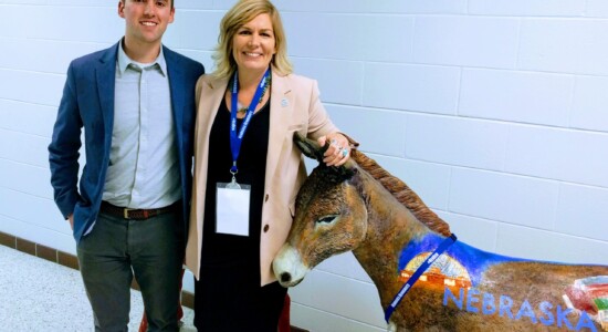 NDP Secular Caucus founder and Chair Joseph Couch with Jane Gleeb, NDP Chair